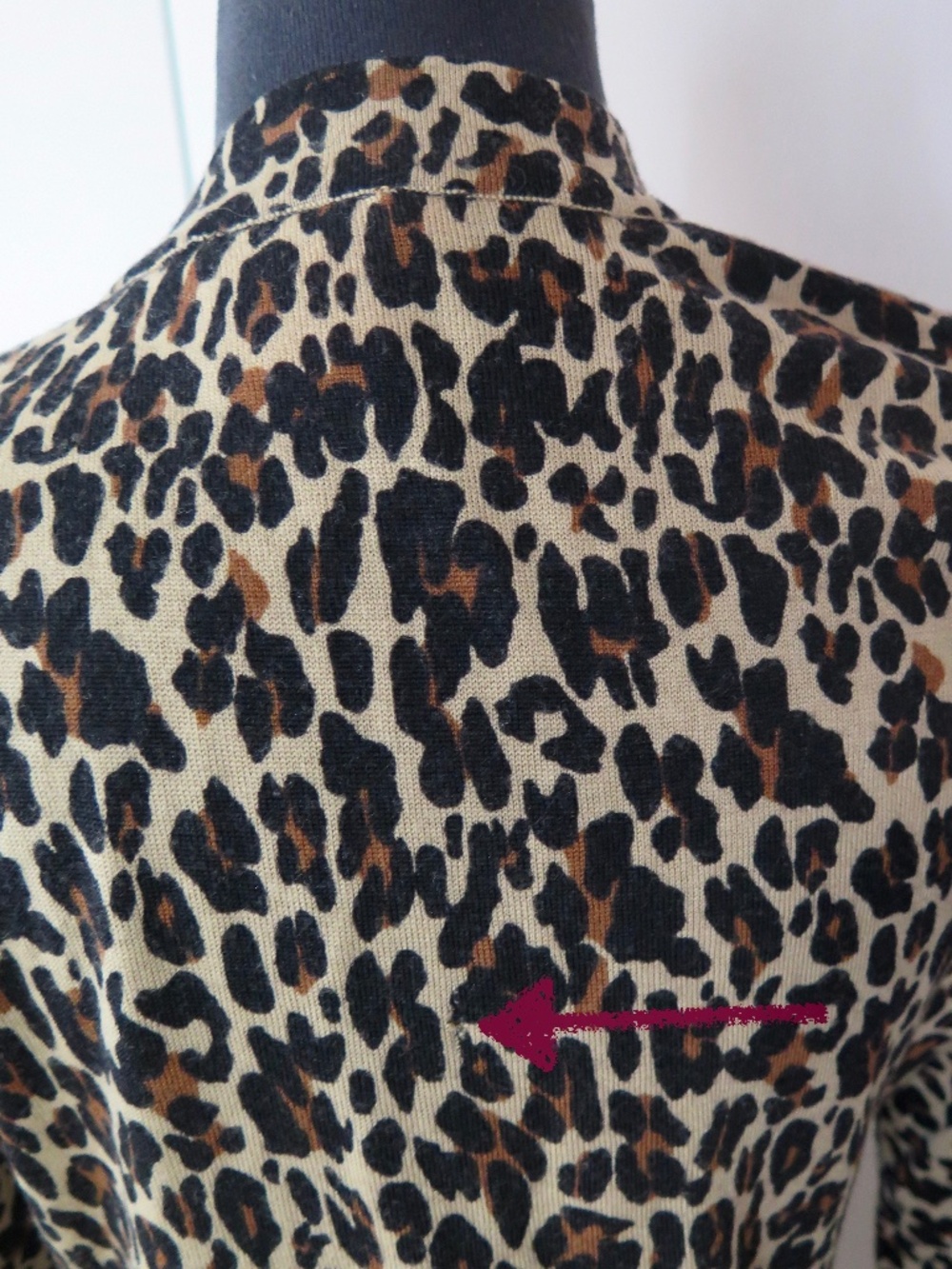 Tory Burch Cardigan - Leopard Print - Picture 9 of 9